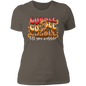 "Gobble, Gobble, Gobble, 'Til You Wobble" Ladies' Boyfriend T-Shirt