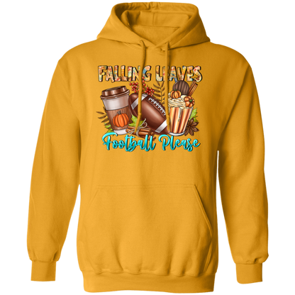 "Falling Leaves, Football Please" Hoodie