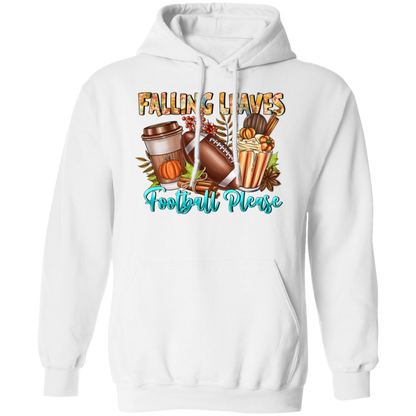 "Falling Leaves, Football Please" Hoodie