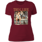 "Thug Life" Ladies' Boyfriend T-Shirt