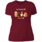 "Just a Girl Who Loves Fall" Ladies' Boyfriend T-Shirt