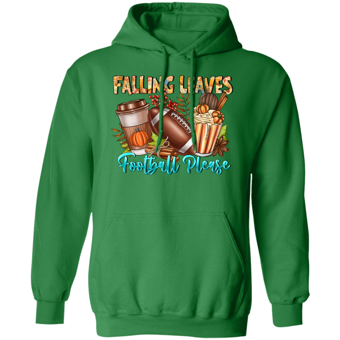 "Falling Leaves, Football Please" Hoodie