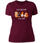 "Just a Girl Who Loves Fall" Ladies' Boyfriend T-Shirt