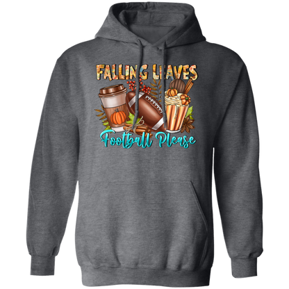 "Falling Leaves, Football Please" Hoodie