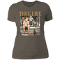 "Thug Life" Ladies' Boyfriend T-Shirt