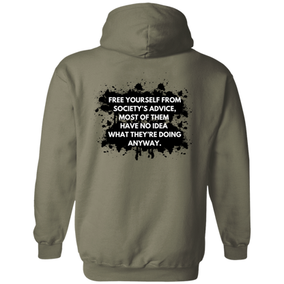 "Free Yourself from Society's Advice" Men's Hoodie