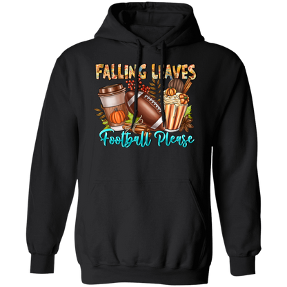 "Falling Leaves, Football Please" Hoodie