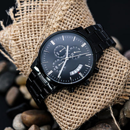 "Adventure Awaits" Men's Watch