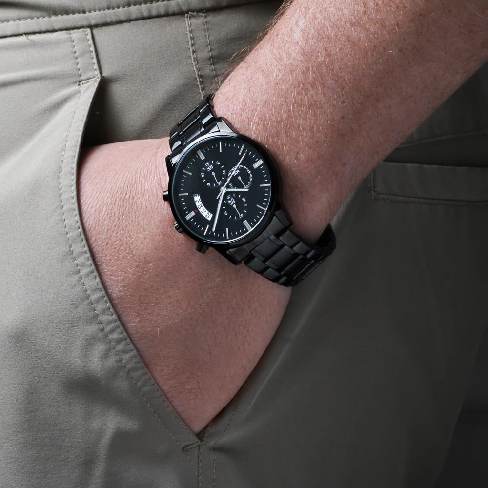 "Adventure Awaits" Men's Watch