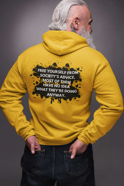 "Free Yourself from Society's Advice" Men's Hoodie